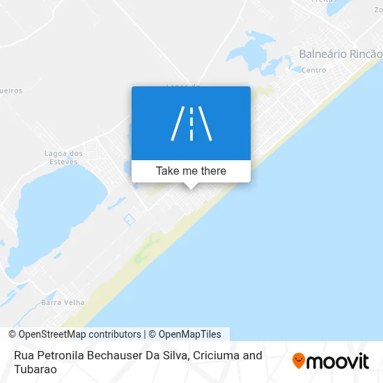 Rua Petronila Bechauser Da Silva map