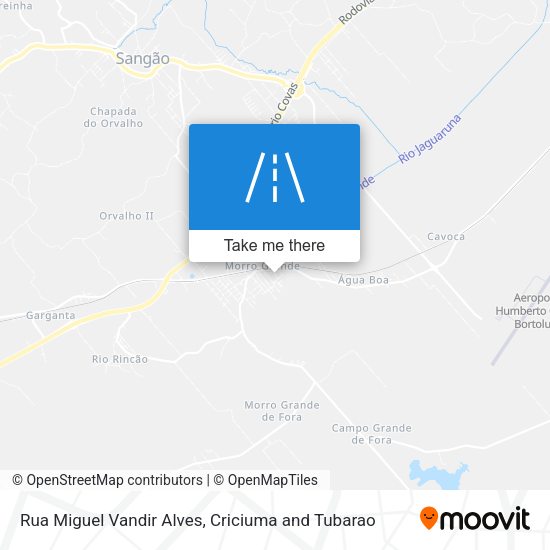 Rua Miguel Vandir Alves map
