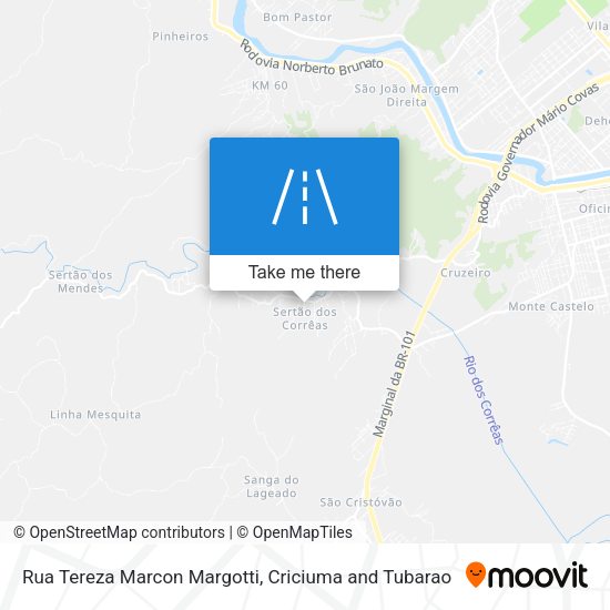 Rua Tereza Marcon Margotti map