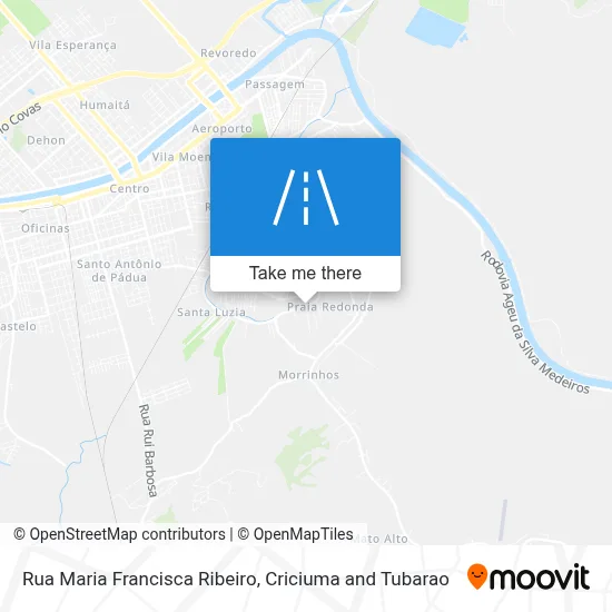 Rua Maria Francisca Ribeiro map
