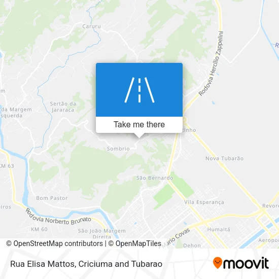 Rua Elisa Mattos map