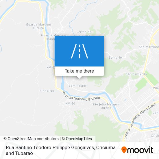 Rua Santino Teodoro Philippe Gonçalves map