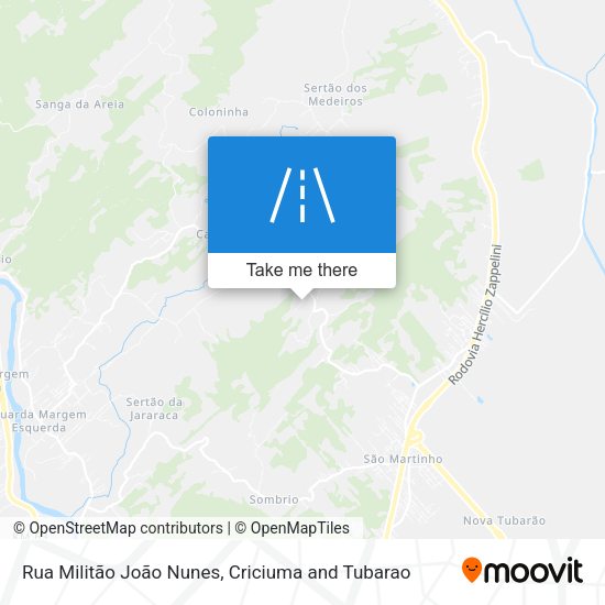 Rua Militão João Nunes map