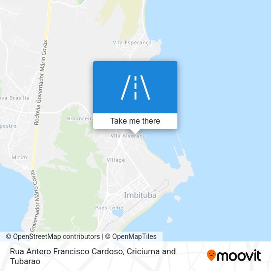 Rua Antero Francisco Cardoso map