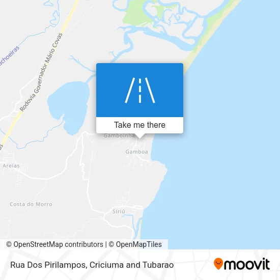 Rua Dos Pirilampos map