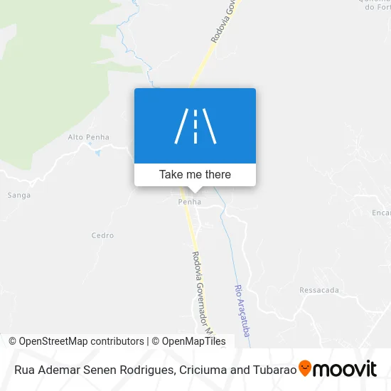 Rua Ademar Senen Rodrigues map