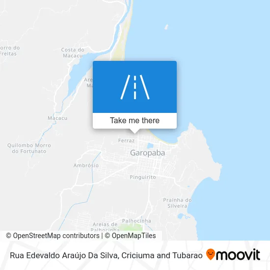 Rua Edevaldo Araújo Da Silva map