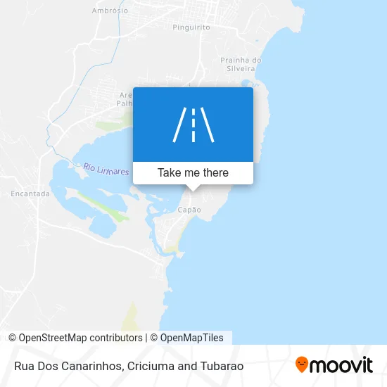 Rua Dos Canarinhos map