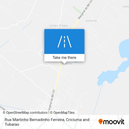 Rua Martinho Bernadinho Ferreira map