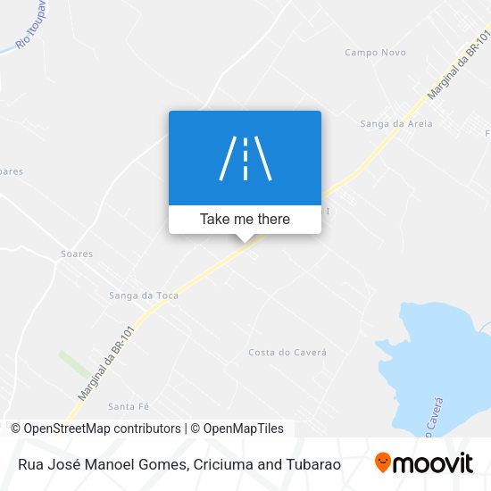 Rua José Manoel Gomes map