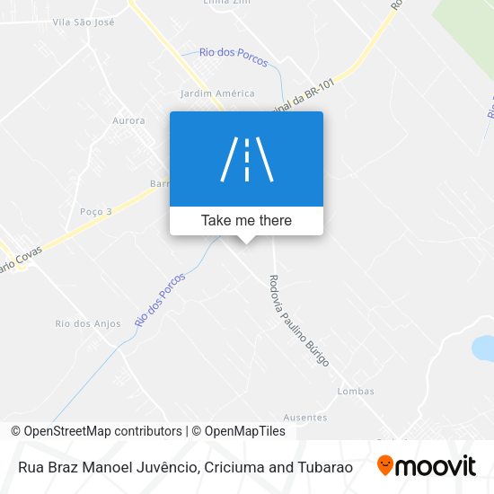 Rua Braz Manoel Juvêncio map
