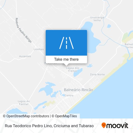 Rua Teodorico Pedro Lino map