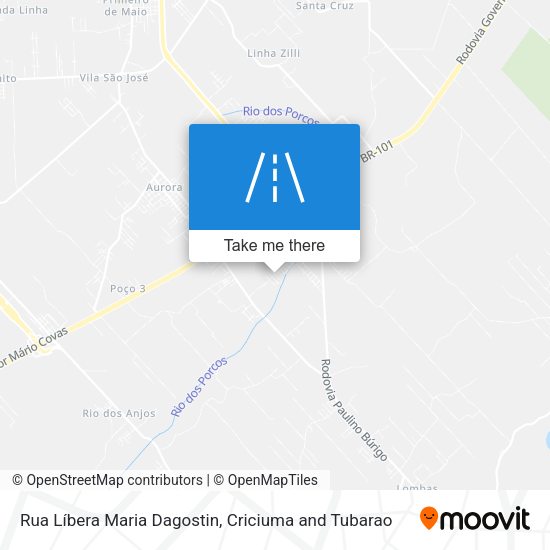 Rua Líbera Maria Dagostin map
