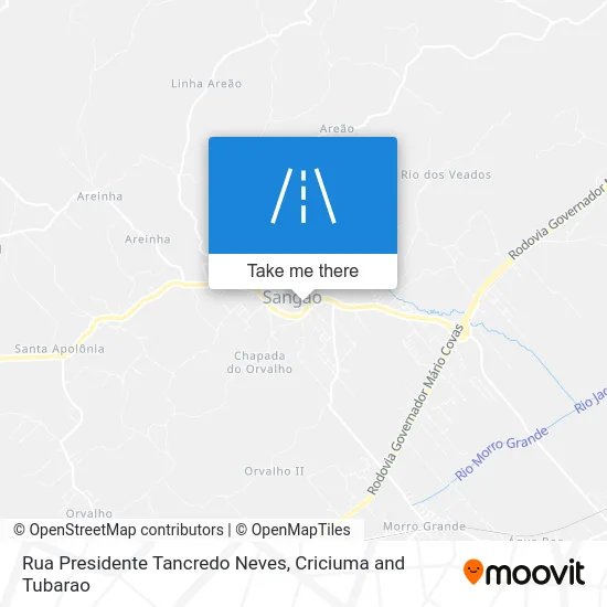Rua Presidente Tancredo Neves map
