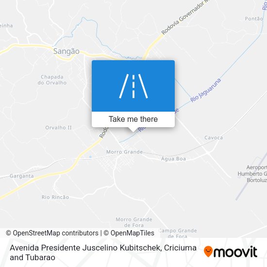 Avenida Presidente Juscelino Kubitschek map