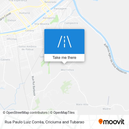 Rua Paulo Luiz Corrêa map