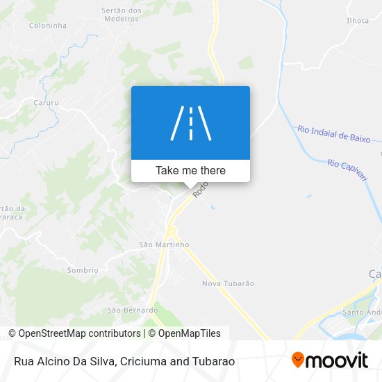 Rua Alcino Da Silva map