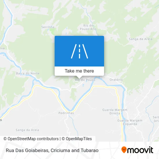Rua Das Goiabeiras map
