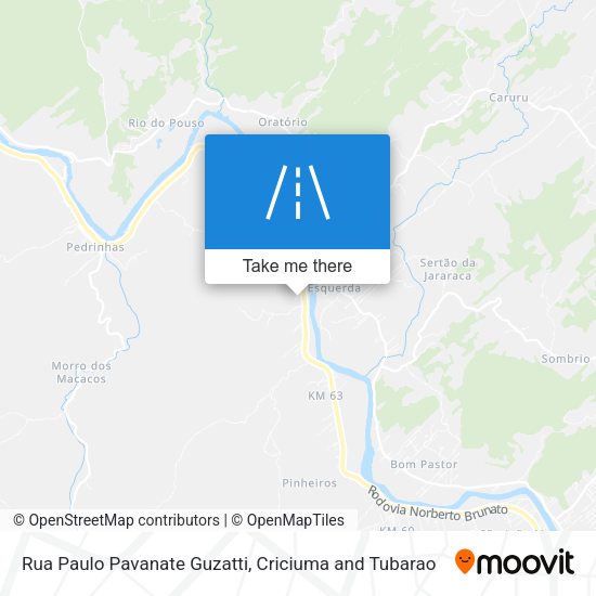 Rua Paulo Pavanate Guzatti map