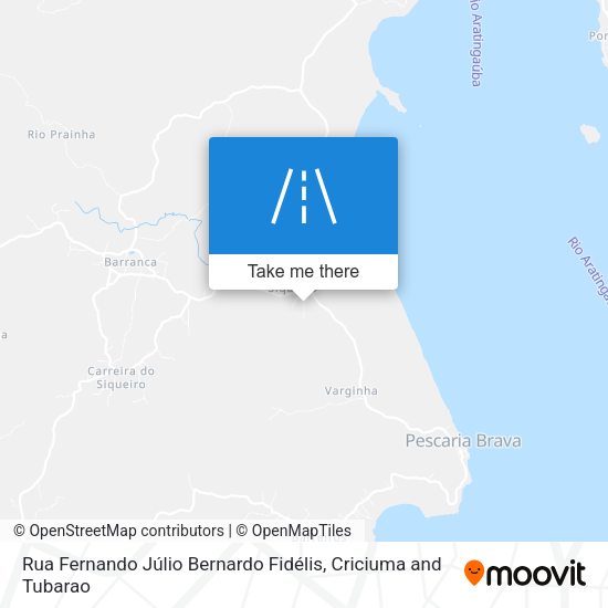 Rua Fernando Júlio Bernardo Fidélis map