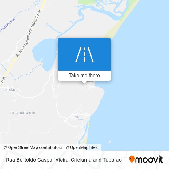 Rua Bertoldo Gaspar Vieira map
