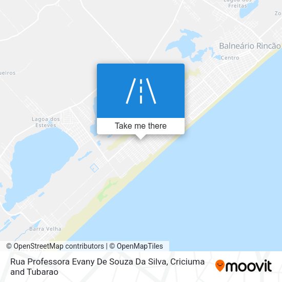 Rua Professora Evany De Souza Da Silva map