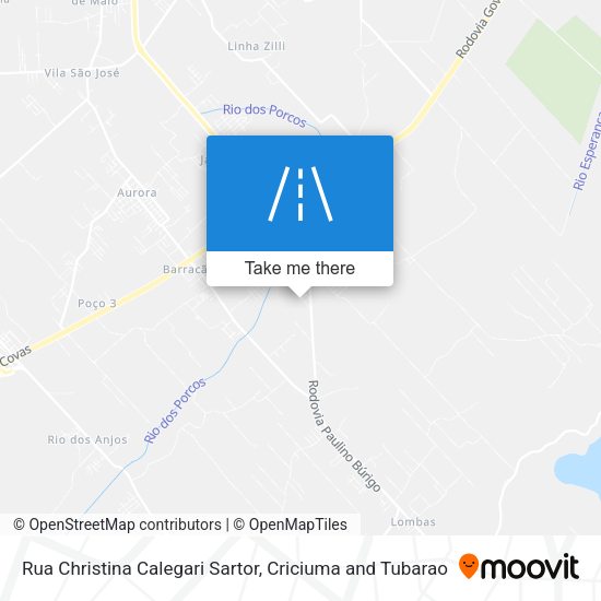 Rua Christina Calegari Sartor map