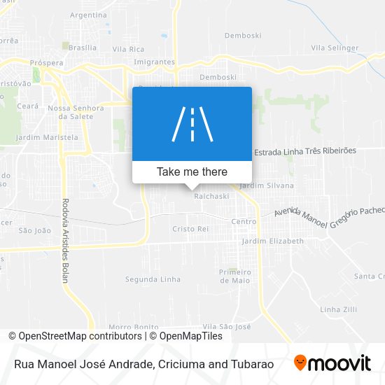 Rua Manoel José Andrade map