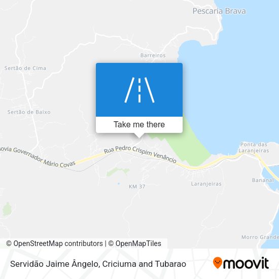 Servidão Jaime Ângelo map