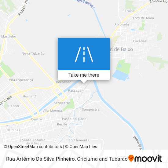 Rua Artêmio Da Silva Pinheiro map
