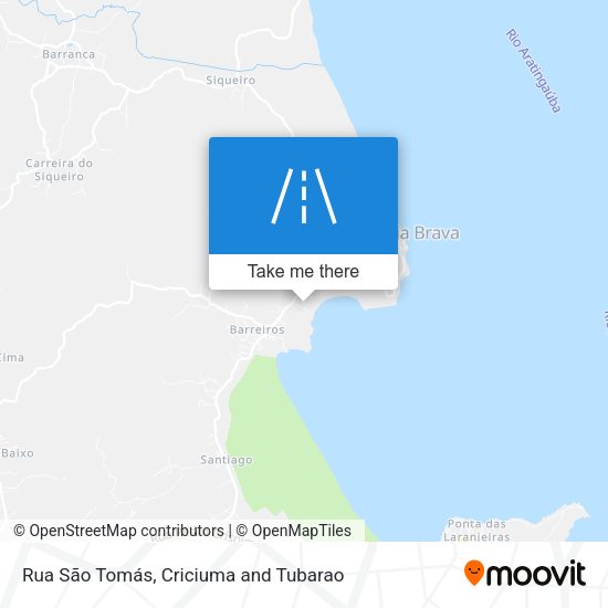 Rua São Tomás map