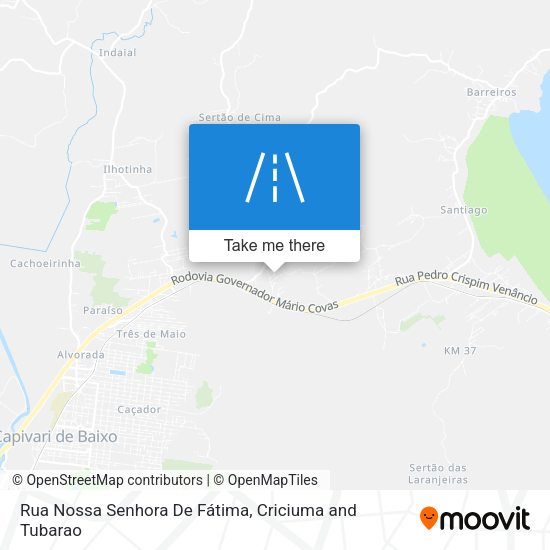 Rua Nossa Senhora De Fátima map