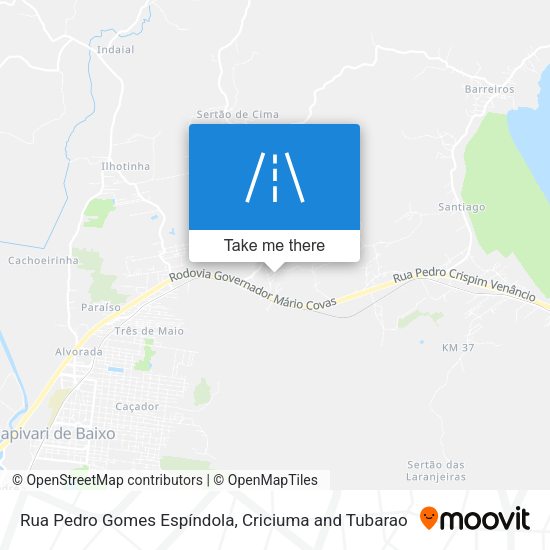 Rua Pedro Gomes Espíndola map