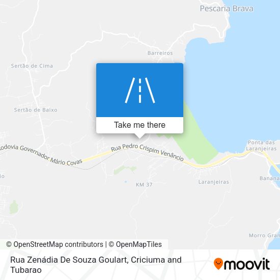 Rua Zenádia De Souza Goulart map
