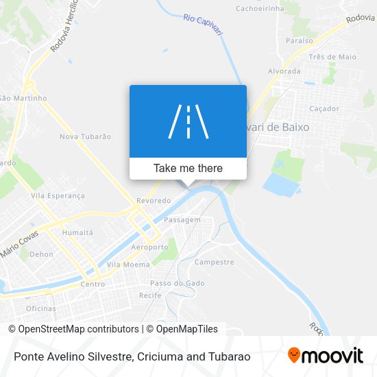 Ponte Avelino Silvestre map