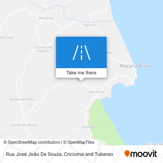 Rua José João De Souza map
