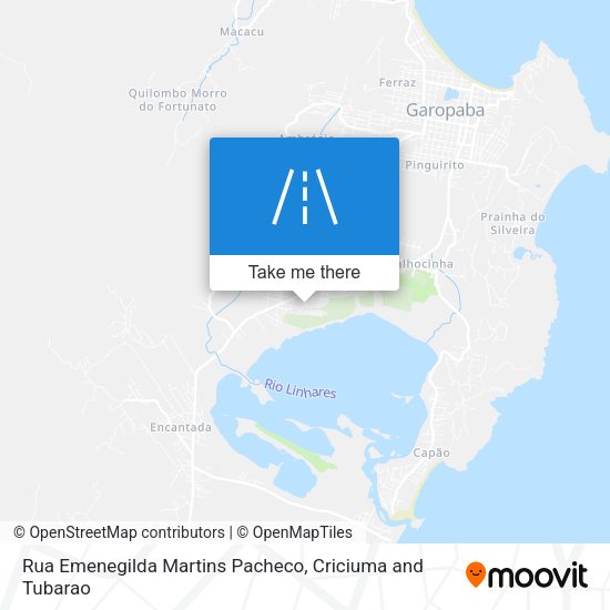 Rua Emenegilda Martins Pacheco map