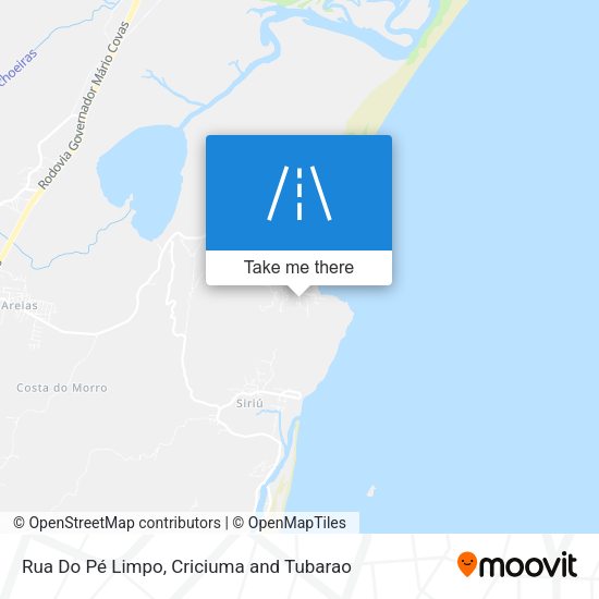 Rua Do Pé Limpo map