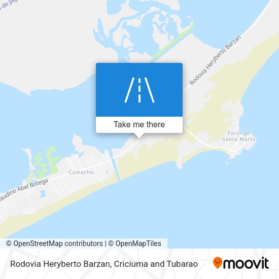 Rodovia Heryberto Barzan map