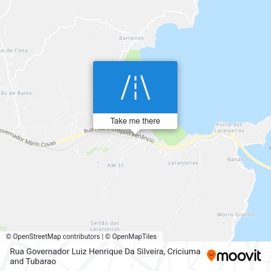 Rua Governador Luiz Henrique Da Silveira map
