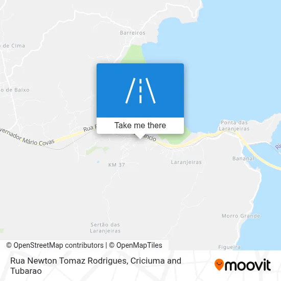 Rua Newton Tomaz Rodrigues map