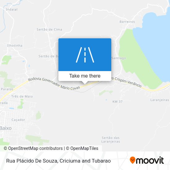 Rua Plácido De Souza map