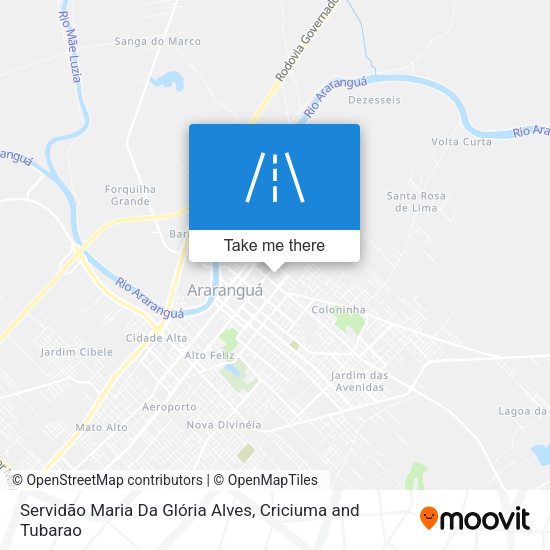 Servidão Maria Da Glória Alves map