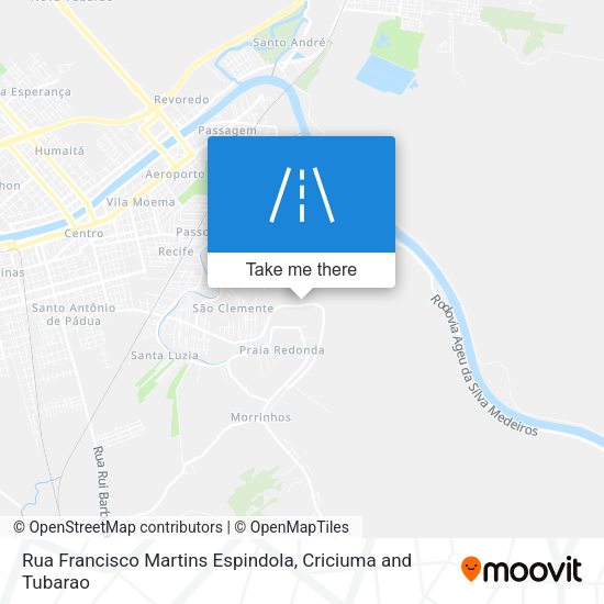 Rua Francisco Martins Espindola map