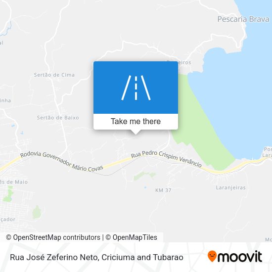 Rua José Zeferino Neto map