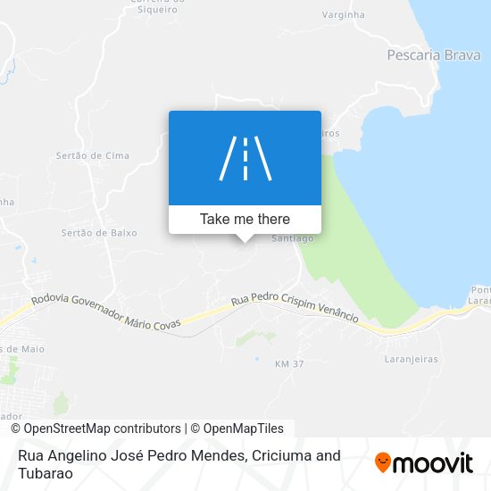 Rua Angelino José Pedro Mendes map