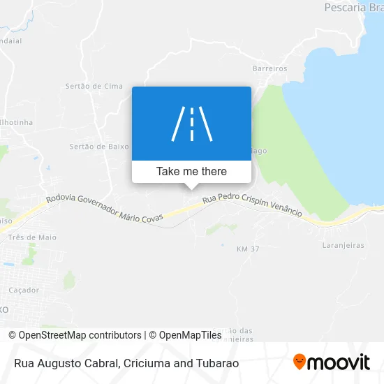 Rua Augusto Cabral map