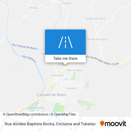 Rua Alcides Baptista Rocha map