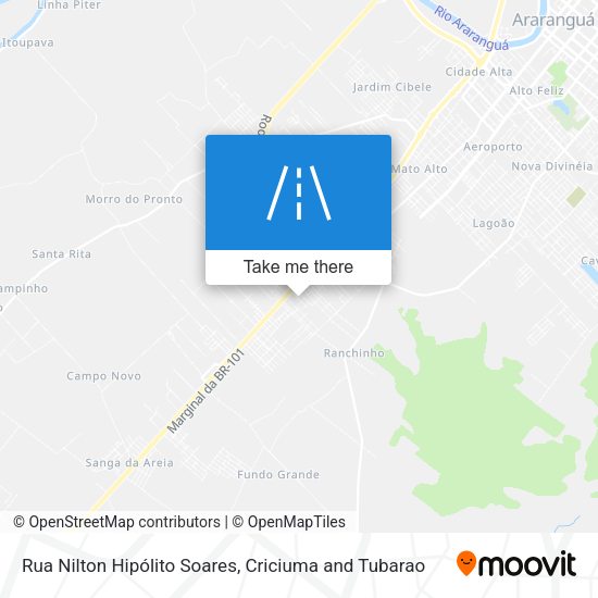 Rua Nilton Hipólito Soares map