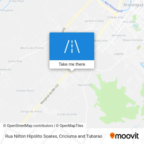 Rua Nilton Hipólito Soares map